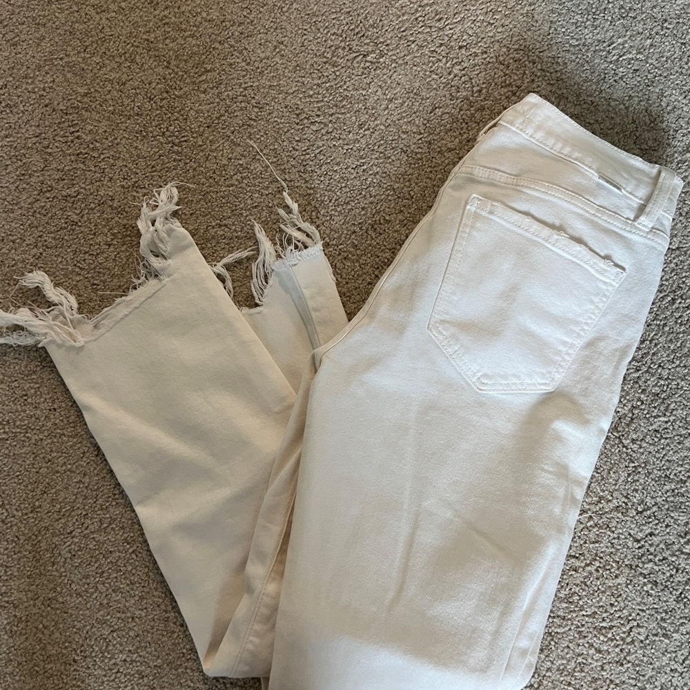 Women's Cream Jeans